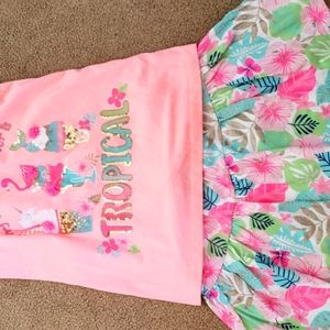 Girls 7/8 Tank & Skirt Set